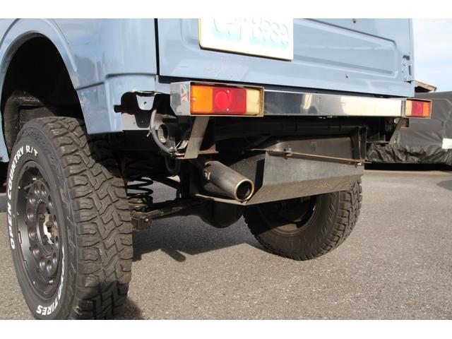 ジムニー ランドベンチャー JA22W リフトアップ公認 修復歴無 3速AT エアコン 社外前後バンパー 1DINブルートゥースオーディオ ETC 16インチ社外アルミホイール 185/85R16MTタイヤ LEDヘッドライト(11枚目)