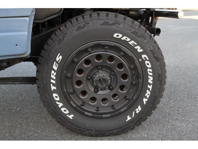 ジムニー ランドベンチャー JA22W リフトアップ公認 修復歴無 3速AT エアコン 社外前後バンパー 1DINブルートゥースオーディオ ETC 16インチ社外アルミホイール 185/85R16MTタイヤ LEDヘッドライト(23枚目)