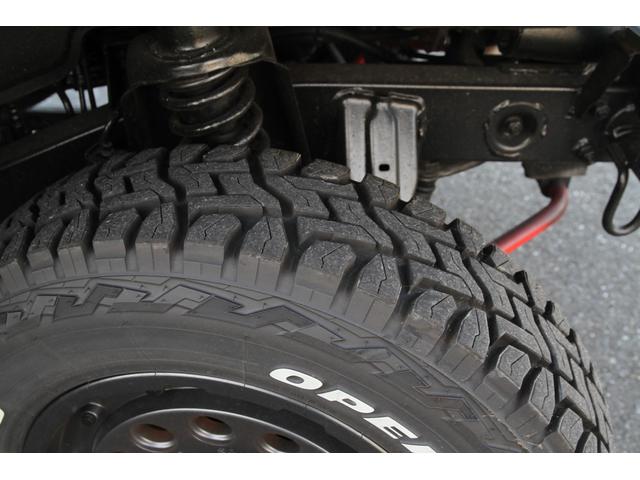 ジムニー ランドベンチャー JA22W リフトアップ公認 修復歴無 3速AT エアコン 社外前後バンパー 1DINブルートゥースオーディオ ETC 16インチ社外アルミホイール 185/85R16MTタイヤ LEDヘッドライト(24枚目)