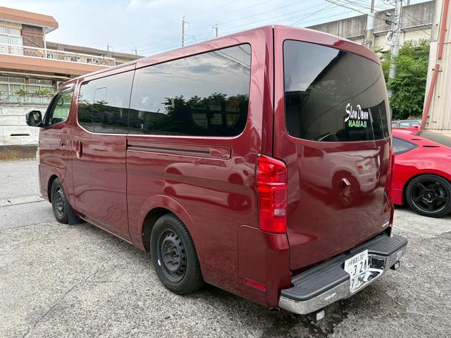 ＮＶ３５０キャラバンバン ロングライダープレミアムＧＸ　ＵＳ仕様　ローダウン　オーバーヘットコンソール　各部スムージング　ベットキット　ドラレコ　社外モニター　純正部品（6枚目）