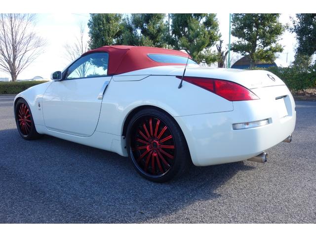 フェアレディZ ロードスター 下取り 幌(最近交換) 新品バッテリー TEINフレックスZ車高調 社外ステンレスマフラー(中間+リアピース) ドラレコ 禁煙 電動オープン ETC 社外ナビ(フルTV ブルーツース音楽)20インチ(12枚目)