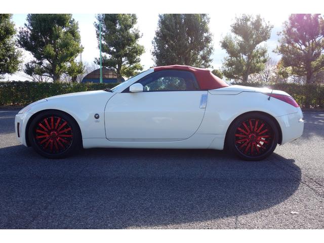 フェアレディZ ロードスター 下取り 幌(最近交換) 新品バッテリー TEINフレックスZ車高調 社外ステンレスマフラー(中間+リアピース) ドラレコ 禁煙 電動オープン ETC 社外ナビ(フルTV ブルーツース音楽)20インチ(14枚目)