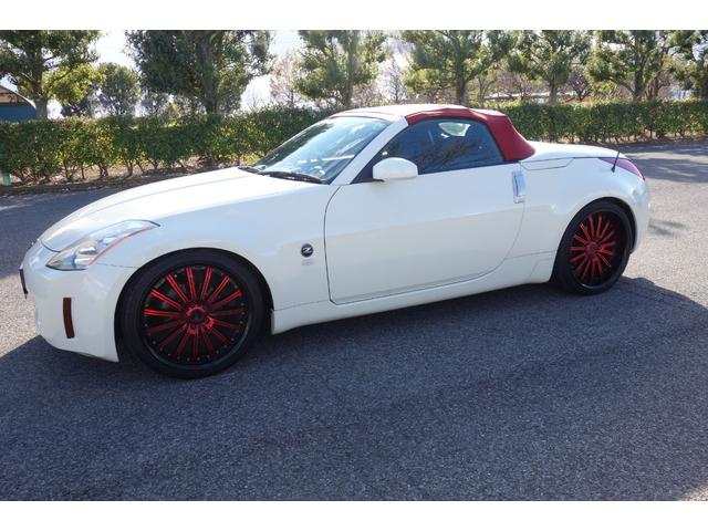 フェアレディZ ロードスター 下取り 幌(最近交換) 新品バッテリー TEINフレックスZ車高調 社外ステンレスマフラー(中間+リアピース) ドラレコ 禁煙 電動オープン ETC 社外ナビ(フルTV ブルーツース音楽)20インチ(15枚目)