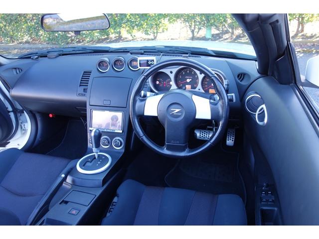 フェアレディZ ロードスター 下取り 幌(最近交換) 新品バッテリー TEINフレックスZ車高調 社外ステンレスマフラー(中間+リアピース) ドラレコ 禁煙 電動オープン ETC 社外ナビ(フルTV ブルーツース音楽)20インチ(24枚目)