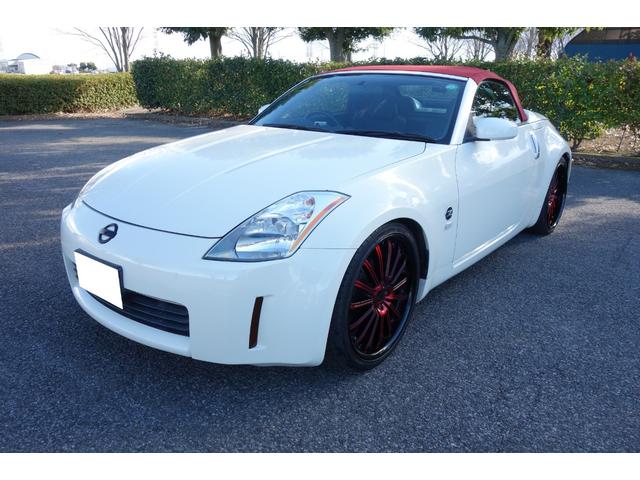 フェアレディZ ロードスター 下取り 幌(最近交換) 新品バッテリー TEINフレックスZ車高調 社外ステンレスマフラー(中間+リアピース) ドラレコ 禁煙 電動オープン ETC 社外ナビ(フルTV ブルーツース音楽)20インチ(37枚目)