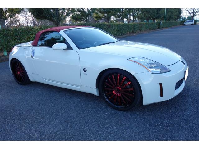 フェアレディZ ロードスター 下取り 幌(最近交換) 新品バッテリー TEINフレックスZ車高調 社外ステンレスマフラー(中間+リアピース) ドラレコ 禁煙 電動オープン ETC 社外ナビ(フルTV ブルーツース音楽)20インチ(39枚目)