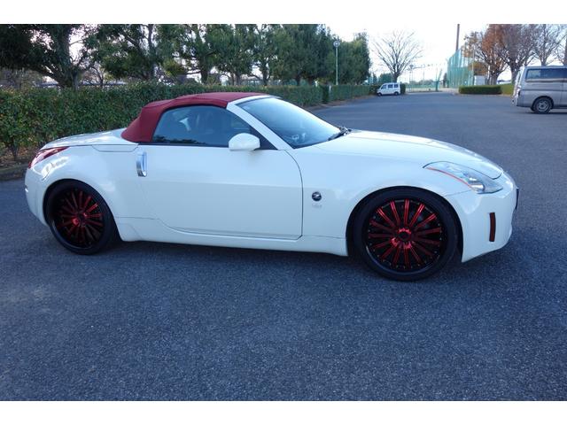 フェアレディZ ロードスター 下取り 幌(最近交換) 新品バッテリー TEINフレックスZ車高調 社外ステンレスマフラー(中間+リアピース) ドラレコ 禁煙 電動オープン ETC 社外ナビ(フルTV ブルーツース音楽)20インチ(40枚目)