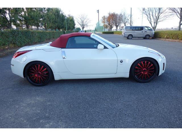 フェアレディZ ロードスター 下取り 幌(最近交換) 新品バッテリー TEINフレックスZ車高調 社外ステンレスマフラー(中間+リアピース) ドラレコ 禁煙 電動オープン ETC 社外ナビ(フルTV ブルーツース音楽)20インチ(41枚目)