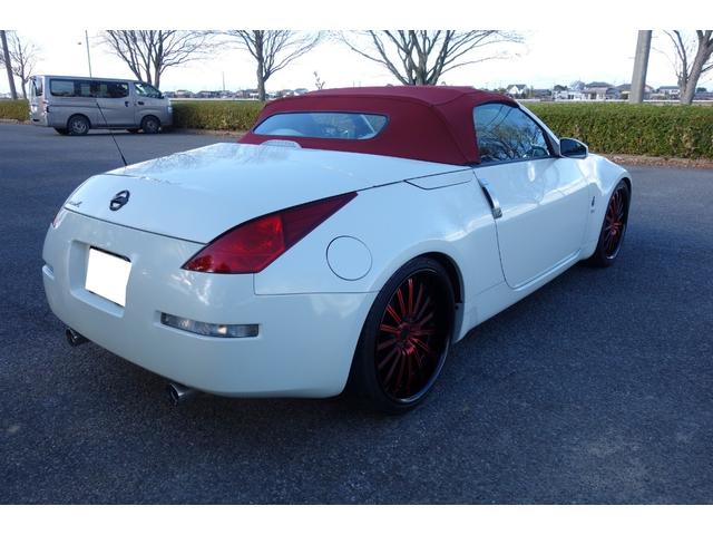 フェアレディZ ロードスター 下取り 幌(最近交換) 新品バッテリー TEINフレックスZ車高調 社外ステンレスマフラー(中間+リアピース) ドラレコ 禁煙 電動オープン ETC 社外ナビ(フルTV ブルーツース音楽)20インチ(44枚目)