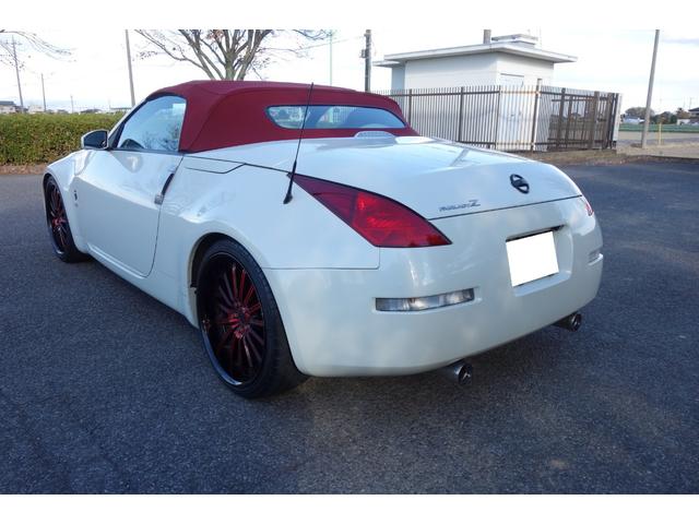 フェアレディZ ロードスター 下取り 幌(最近交換) 新品バッテリー TEINフレックスZ車高調 社外ステンレスマフラー(中間+リアピース) ドラレコ 禁煙 電動オープン ETC 社外ナビ(フルTV ブルーツース音楽)20インチ(49枚目)