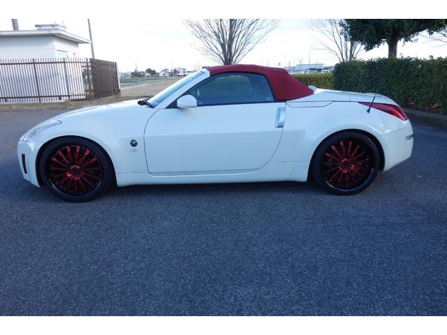 フェアレディZ ロードスター 下取り 幌(最近交換) 新品バッテリー TEINフレックスZ車高調 社外ステンレスマフラー(中間+リアピース) ドラレコ 禁煙 電動オープン ETC 社外ナビ(フルTV ブルーツース音楽)20インチ(52枚目)