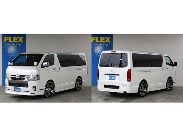 ハイエースバン 　○モデリスタフルエアロ○オリジナル１７インチアルミホイール○グッドイヤーナスカータイヤ○ローダウン１．５インチ○オリジナルＬＥＤテール○ガッツミラーボディ同色○７インチワイドナビ○ＥＴＣ○ＥＴＣＥＴＣ（25枚目）