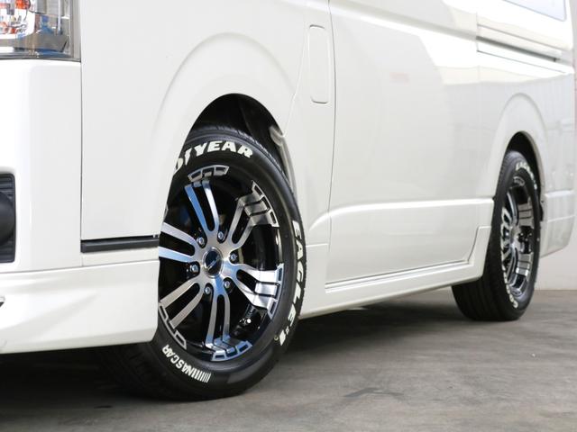 ハイエースバン 　○モデリスタフルエアロ○オリジナル１７インチアルミホイール○グッドイヤーナスカータイヤ○ローダウン１．５インチ○オリジナルＬＥＤテール○ガッツミラーボディ同色○７インチワイドナビ○ＥＴＣ○ＥＴＣＥＴＣ（36枚目）