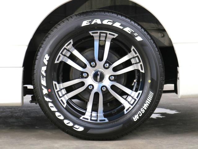 ハイエースバン 　○モデリスタフルエアロ○オリジナル１７インチアルミホイール○グッドイヤーナスカータイヤ○ローダウン１．５インチ○オリジナルＬＥＤテール○ガッツミラーボディ同色○７インチワイドナビ○ＥＴＣ○ＥＴＣＥＴＣ（38枚目）