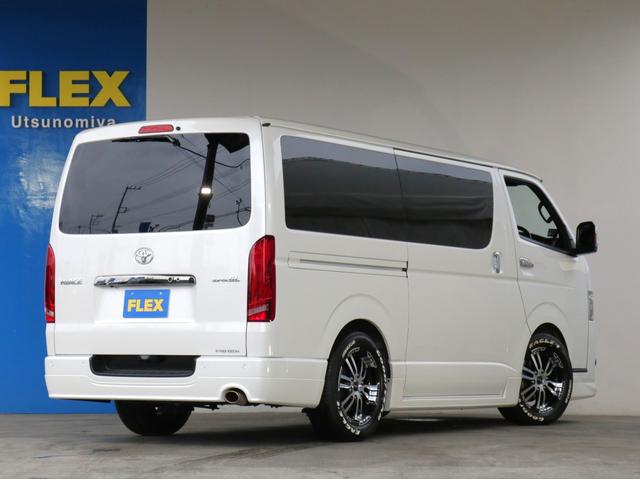 ハイエースバン 　○モデリスタフルエアロ○オリジナル１７インチアルミホイール○グッドイヤーナスカータイヤ○ローダウン１．５インチ○オリジナルＬＥＤテール○ガッツミラーボディ同色○７インチワイドナビ○ＥＴＣ○ＥＴＣＥＴＣ（42枚目）