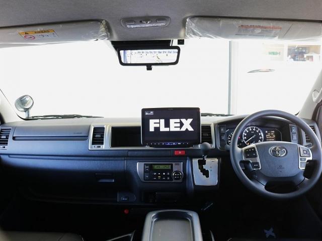 ハイエースワゴン GL ●内装架装ネクロス●シートカバー●アルパイン11インチナビ●ETC2.0●天井スピーカー●ヨコハマタイヤ●LEDテール●フロントリップ●オリジナルオーバーフェンダー●HDMIポート●後席用モニター●●(2枚目)