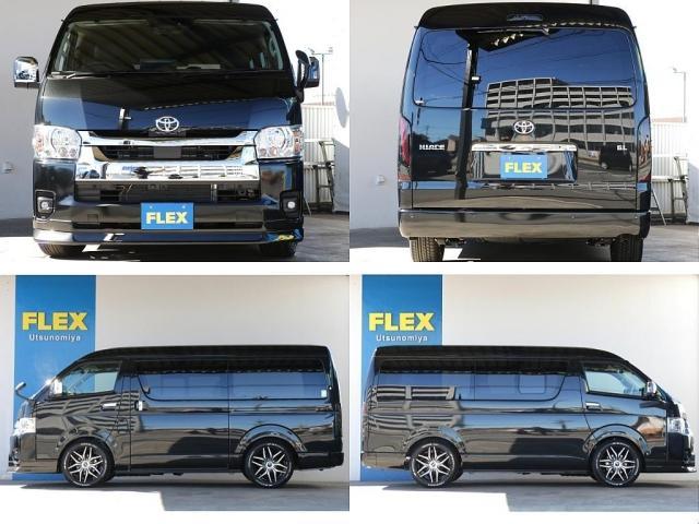 ハイエースワゴン GL ●内装架装ネクロス●シートカバー●アルパイン11インチナビ●ETC2.0●天井スピーカー●ヨコハマタイヤ●LEDテール●フロントリップ●オリジナルオーバーフェンダー●HDMIポート●後席用モニター●●(15枚目)