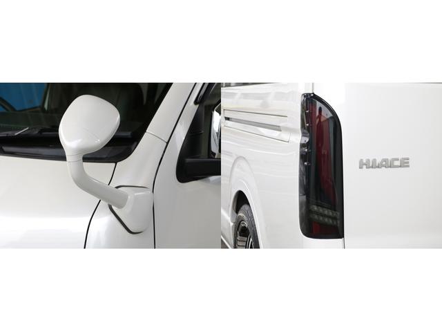 ハイエースワゴン ＧＬ　○フロントスポイラー○オーバーフェンダー○シートカバー○ＬＥＤテール○ＬＥＤハイマウントストップランプ○フットパネル○７インチナビ○ＥＴＣ○トーヨーホワイトレタータイヤ○ローダウン１インチ●オリジナル（26枚目）