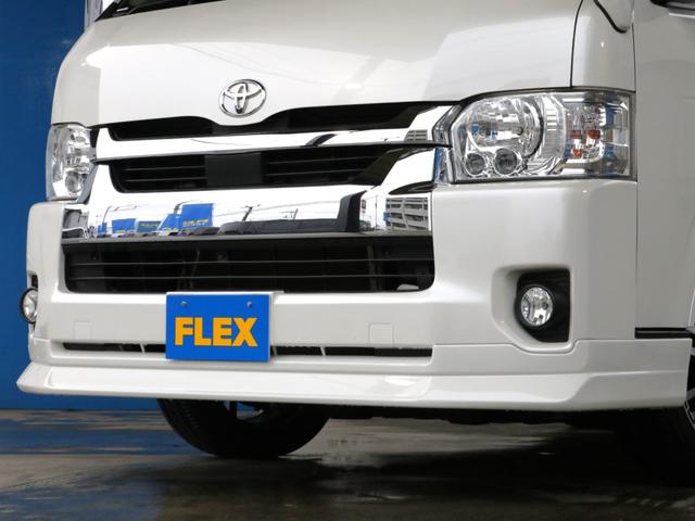ハイエースワゴン ＧＬ　○フロントスポイラー○オーバーフェンダー○シートカバー○ＬＥＤテール○ＬＥＤハイマウントストップランプ○フットパネル○７インチナビ○ＥＴＣ○トーヨーホワイトレタータイヤ○ローダウン１インチ●オリジナル（34枚目）