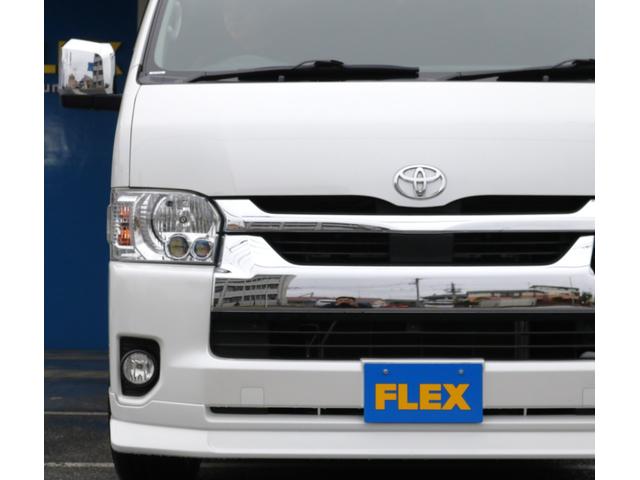 ハイエースワゴン ＧＬ　○フロントスポイラー○オーバーフェンダー○シートカバー○ＬＥＤテール○ＬＥＤハイマウントストップランプ○フットパネル○７インチナビ○ＥＴＣ○トーヨーホワイトレタータイヤ○ローダウン１インチ●オリジナル（39枚目）