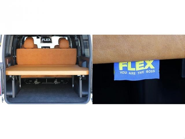 ハイエースバン スーパーＧＬ　ダークプライムＩＩ　○ＲＥクラシック丸目キット○ＴＲＤフルエアロ○リアスポイラー○シートカバー○オリジナル特注・アームレストセット○ベッドキット○ビッグＸ・ＥＴＣ・フリップダウンモニター・連動ドラレコ○ドアミラー自動格納（13枚目）