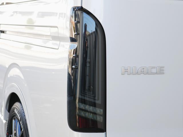 ハイエースバン ロングスーパーGL 〇フロントリップ〇TRDフルエアロ〇ヨコハマタイヤ〇ローダウン2インチ〇LEDテールランプ〇社外ベッドキット〇社外インテリアパネルセット〇アルパイン7インチナビ〇ビルトインETC○ガッツミラーボディ同(41枚目)