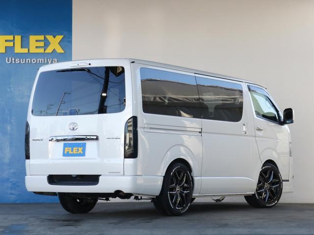 ハイエースバン ロングスーパーGL 〇フロントリップ〇TRDフルエアロ〇ヨコハマタイヤ〇ローダウン2インチ〇LEDテールランプ〇社外ベッドキット〇社外インテリアパネルセット〇アルパイン7インチナビ〇ビルトインETC○ガッツミラーボディ同(50枚目)