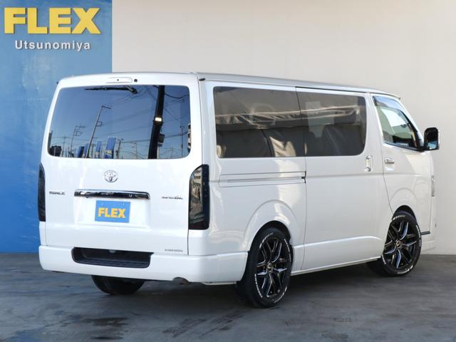 ハイエースバン ロングスーパーGL 〇フロントリップ〇TRDフルエアロ〇ヨコハマタイヤ〇ローダウン2インチ〇LEDテールランプ〇社外ベッドキット〇社外インテリアパネルセット〇アルパイン7インチナビ〇ビルトインETC○ガッツミラーボディ同(52枚目)