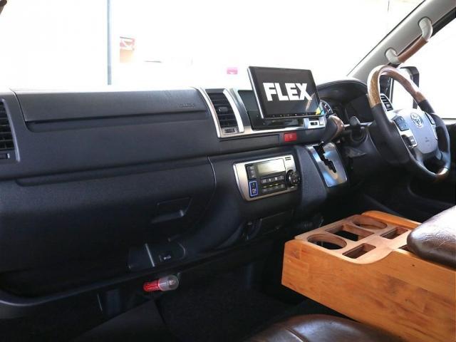 ハイエースバン ロングスーパーＧＬ　○前後バンパーマットブラック○メッキパーツ・各所マットブラック塗装○ガッツミラーレスフェンダー○オーバーフェンダーマットブラック○ローダウン○社外スタビライザー　前後○オリジナル　ショックアブソーバー（4枚目）