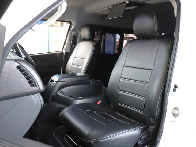 ハイエースバン ロングＧＬ　●フローリング施工●インテリアパネル●オバフェン●グッドイヤーナスカータイヤ●アルパイン１１インチナビ●フリップダウンモニター●ＬＥＤテール●●シートカバー●ＺＥＲＯワゴンベッドキット●フロントリップ（41枚目）