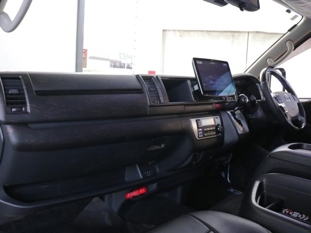 ハイエースバン ロングＧＬ　●フローリング施工●インテリアパネル●オバフェン●グッドイヤーナスカータイヤ●アルパイン１１インチナビ●フリップダウンモニター●ＬＥＤテール●●シートカバー●ＺＥＲＯワゴンベッドキット●フロントリップ（42枚目）