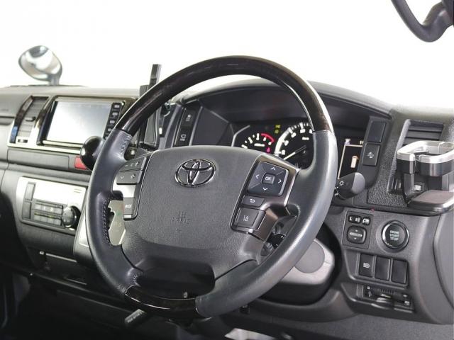 ハイエースバン スーパーＧＬ　ダークプライムＩＩ　オリジナル１６インチアルミホイール・・トーヨーオープンカントリー・オリジナルフリップアップベッドキット・オリジナルフロントリップ・オリジナルＬＥＤテールランプ・クルーズコントロール・ドライブレコーダー（10枚目）