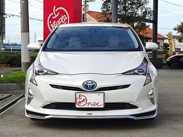 プリウス Aツーリングセレクション セーフティセンスP ブラインドスポットモニター インテリジェントクリアランスソナー LEDヘッドランプ バックカメラ モデリスタエアロ ヘッドアップディスプレイ 9型SDナビ DSZT-YC4T(2枚目)