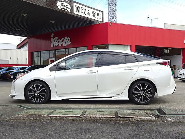 プリウス Aツーリングセレクション セーフティセンスP ブラインドスポットモニター インテリジェントクリアランスソナー LEDヘッドランプ バックカメラ モデリスタエアロ ヘッドアップディスプレイ 9型SDナビ DSZT-YC4T(9枚目)