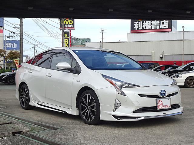 プリウス Aツーリングセレクション セーフティセンスP ブラインドスポットモニター インテリジェントクリアランスソナー LEDヘッドランプ バックカメラ モデリスタエアロ ヘッドアップディスプレイ 9型SDナビ DSZT-YC4T(45枚目)