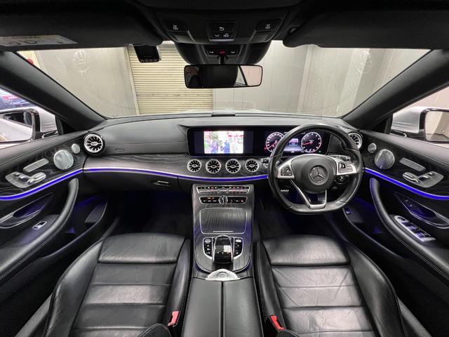 Ｅクラス Ｅ２００　カブリオレ　スポーツ　ＡＭＧラインＰＫＧ　１年保証　Ｂｕｒｍｅｓｔｅｒ　黒革　黒幌　エアスカーフ　ＨＵＤ　ナビ　ＤＴＶ　林檎カープレイ　３６０カメラ　ＬＥＤオートハイビーム　レーダーセーフティ　ＥＴＣ２．０　記録簿　禁煙車（25枚目）