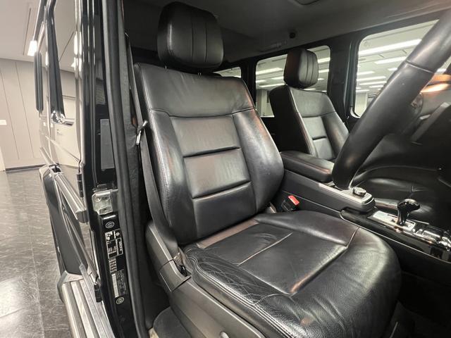 Gクラス G350 ブルーテック ラグジュアリーPKG 距離無制限1年保証 サンルーフ 黒革 前後席ヒーター ディストロニック+ BSM 純正ナビ DTV BT&USB ETC2.0 HIDオートライト 純正18AW 禁煙車 記録簿(22枚目)