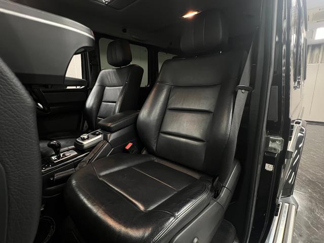 Gクラス G350 ブルーテック ラグジュアリーPKG 距離無制限1年保証 サンルーフ 黒革 前後席ヒーター ディストロニック+ BSM 純正ナビ DTV BT&USB ETC2.0 HIDオートライト 純正18AW 禁煙車 記録簿(23枚目)