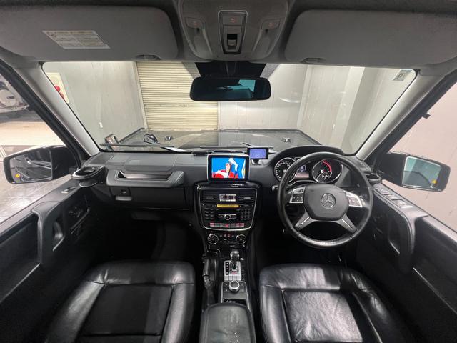 Gクラス G350 ブルーテック ラグジュアリーPKG 距離無制限1年保証 サンルーフ 黒革 前後席ヒーター ディストロニック+ BSM 純正ナビ DTV BT&USB ETC2.0 HIDオートライト 純正18AW 禁煙車 記録簿(26枚目)