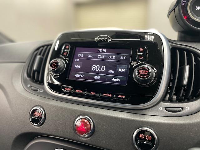 アバルト595 コンペティツィオーネ 5MT 後期 右ハンドル 距離無制限1年保証 純正ディスプレイオーディオ Bluetooth Brembo赤キャリパー レコモン アルカンターラコンビシート 純正17AW ETC Rソナー 禁煙車(3枚目)