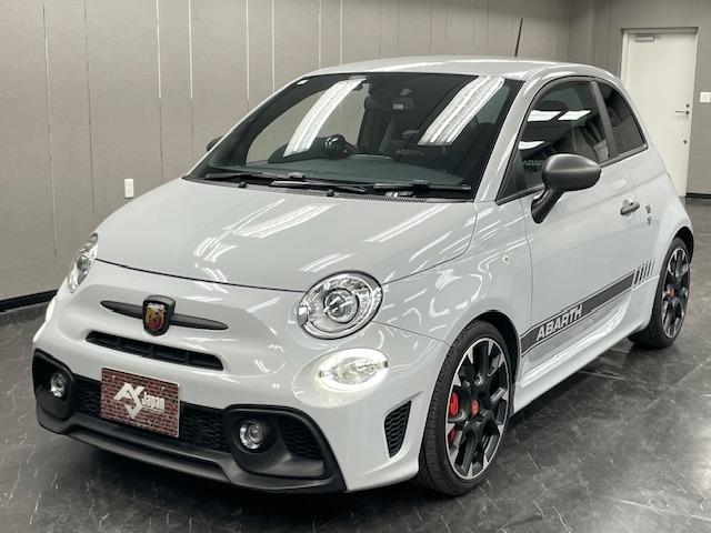 アバルト595 コンペティツィオーネ 5MT 後期 右ハンドル 距離無制限1年保証 純正ディスプレイオーディオ Bluetooth Brembo赤キャリパー レコモン アルカンターラコンビシート 純正17AW ETC Rソナー 禁煙車(9枚目)