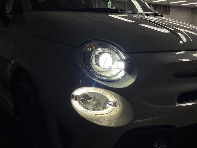 アバルト595 コンペティツィオーネ 5MT 後期 右ハンドル 距離無制限1年保証 純正ディスプレイオーディオ Bluetooth Brembo赤キャリパー レコモン アルカンターラコンビシート 純正17AW ETC Rソナー 禁煙車(15枚目)