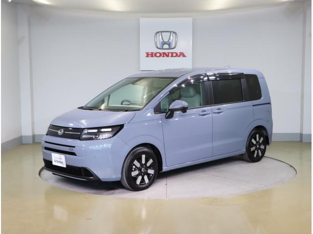 フリード エアーＥＸ　バックモニター　盗難防止システム　ＤＶＤ　両側パワースライドドア　横滑り防止装置　クルコン　フルセグ　ＥＴＣ車載器　オートエアコン　シートヒーター　ＬＥＤヘッドライト　３列シート　ＵＳＢ（3枚目）