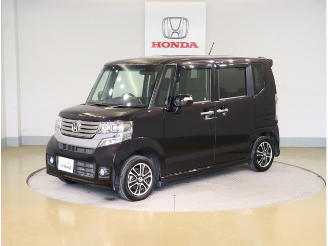 Ｎ－ＢＯＸカスタム ＧＳＳパッケージ　両側パワ－スライドドア　ＴＶナビ　スマ－トキ－　Ｂカメ　ＥＴＣ付き　エアコン　ＥＳＣ　Ａ－ＳＴＯＰ　盗難防止システム　パワーウィンドウ　運転席助手席エアバッグ　ＤＶＤ　ＡＢＳ（3枚目）