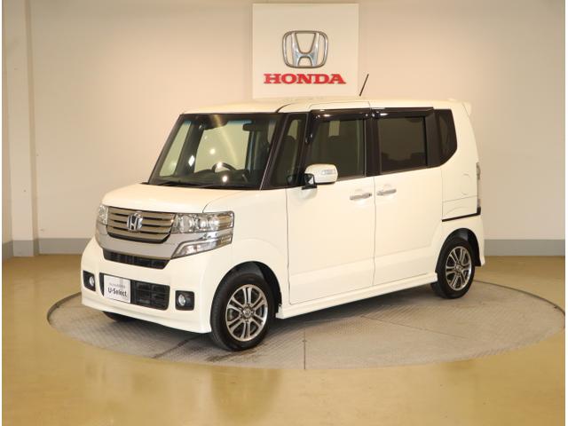 N-BOXカスタム GSSパッケージ 両側パワ-スライドドア TVナビ スマ-トキ- Bカメ エアコン ESC A-STOP 盗難防止システム パワーウィンドウ 運転席助手席エアバッグ DVD ABS キーレス(3枚目)