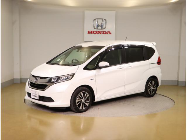 フリードハイブリッド ハイブリッド・EX 地デジフルセグTV シ-トヒ-タ- USB接続 リヤカメラ LEDライト フルオートエアコン ABS ドラレコ付 DVD再生可 ウォークスルー サイドエアバッグ キーフリー(3枚目)