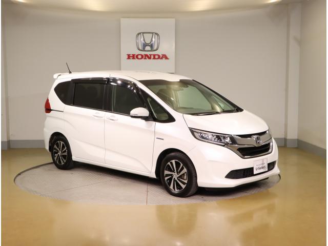 フリードハイブリッド ハイブリッド・EX 地デジフルセグTV シ-トヒ-タ- USB接続 リヤカメラ LEDライト フルオートエアコン ABS ドラレコ付 DVD再生可 ウォークスルー サイドエアバッグ キーフリー(9枚目)