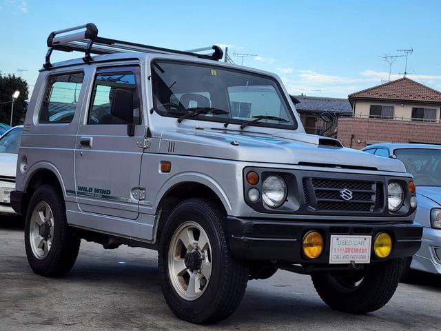 ジムニー ワイルドウインド　４ＷＤ車　ターボ車　フルノーマル　オートマ車　修復歴　無しタイミングチェーン式エンジン　フォグランプ　　　５ナンバーで　　　　。　２８６５（72枚目）