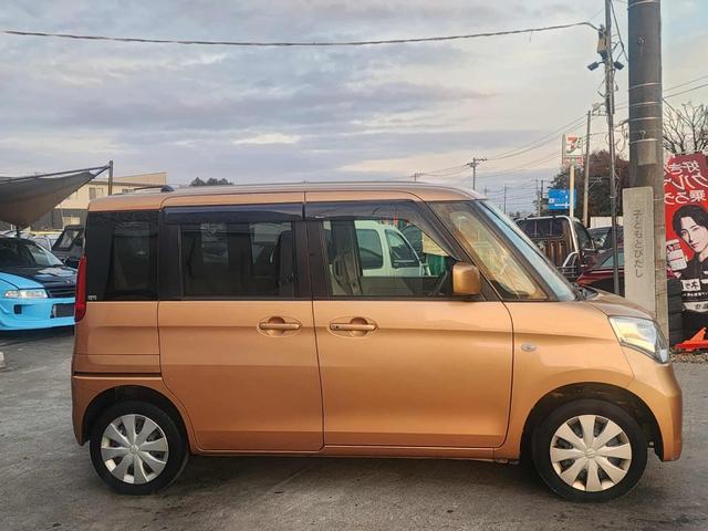 スペーシア Ｇ　車検９年５月１６日１６純正ナビ　ＴＶ　プッシュスタート　スマートキー　ベンチシート　シートヒーター両側スライドドア　アイドリングストップ　ＥＴＣ　盗難防止システム衝突安全ボディバックカメラ１０　２１５（4枚目）