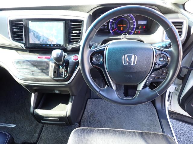 オデッセイ アブソルート・20thアニバーサリー ホンダセンシング 社外アルミ 純正ナビ フルセグTV Bカメラ 両側Pスライド ETC Pスタート Sキー(6枚目)